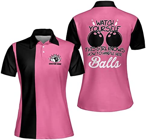 Girls’ Short Sleeve Polo Bowling Shirts – PW-021